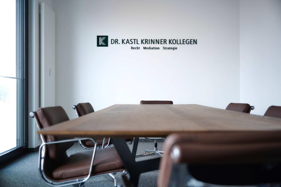Besprechungsraum der Rechtsanwälte Dr. Kastl Krinner PartmbB, Landshut
